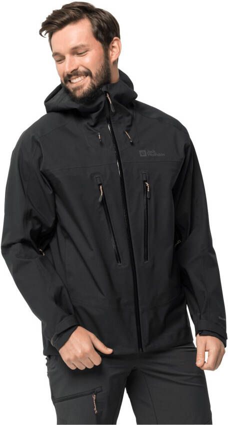 Jack Wolfskin Kammweg 3L Jacket Men Hardshell trekking-regenjack Heren XXXL phantom