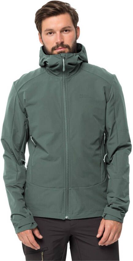 Jack Wolfskin Kammweg Jacket Men Trekking-softshelljack Heren XXL hedge green hedge green