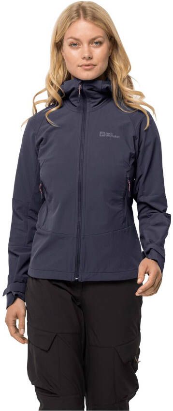 Jack Wolfskin Kammweg Jacket Women Trekking-softshelljack Dames L graphite