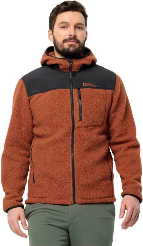 Jack Wolfskin Kammweg Pile FZ Men Trekking-fleecejack Heren L carmine