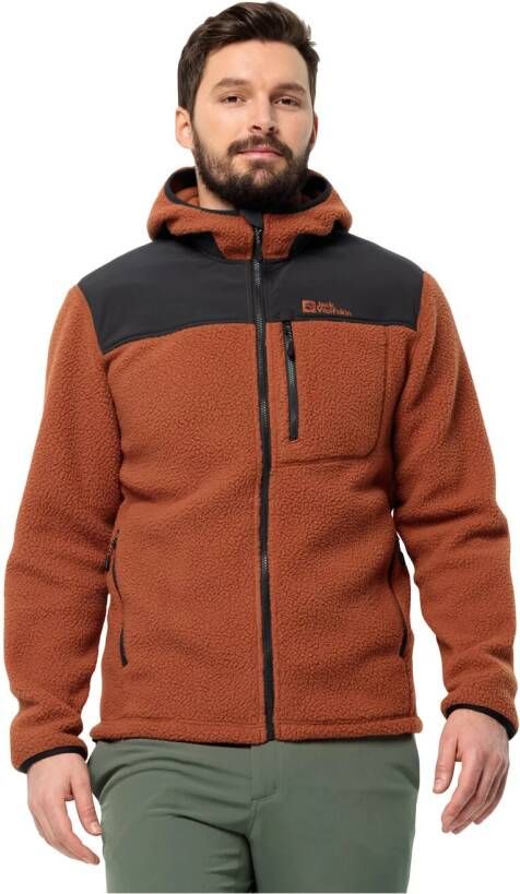 Jack Wolfskin Kammweg Pile FZ Men Trekking-fleecejack Heren L carmine