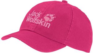 Jack Wolfskin Kids Baseball Cap van biologisch katoen Kinderen one size purper pink peony