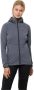 Jack Wolfskin Kolbenberg Hooded FZ Women Fleece jack Dames XXL dolphin - Thumbnail 2
