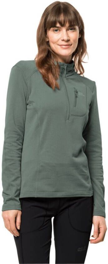 Jack Wolfskin Kolbenberg HZ Women Fleece trui Dames XL hedge green hedge green