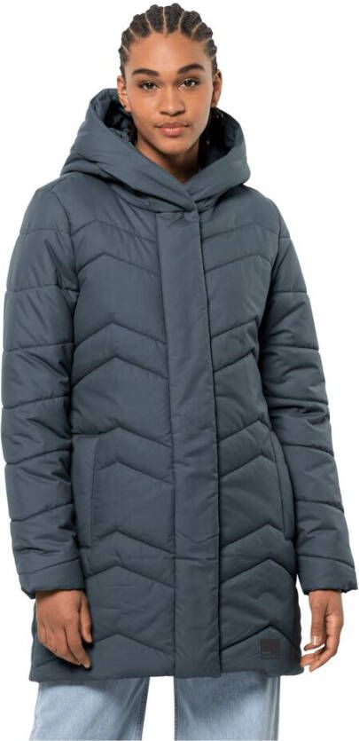 Jack Wolfskin Kyoto Coat Women Winterjas Dames XXL slate blue slate blue