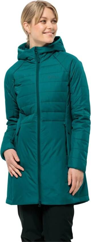 Jack Wolfskin Lapawa Ins Coat Women Winterjas Dames XL sea green sea green