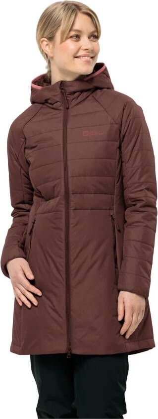 Jack Wolfskin Lapawa Ins Coat Women Winterjas Dames XXL dark maroon dark maroon
