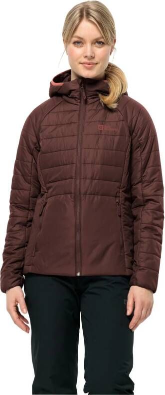 Jack Wolfskin Lapawa Ins Hoody Women Isolerend jack Dames S dark maroon dark maroon