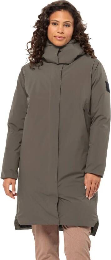 Jack Wolfskin Luisenplatz Coat Women RDS Donsjas Dames XS cold coffee cold coffee