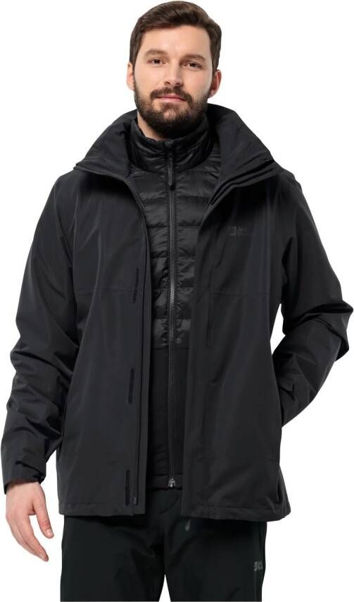 Jack Wolfskin Luntal 3in1 Jacket Men 3in1 jack Heren XXL black