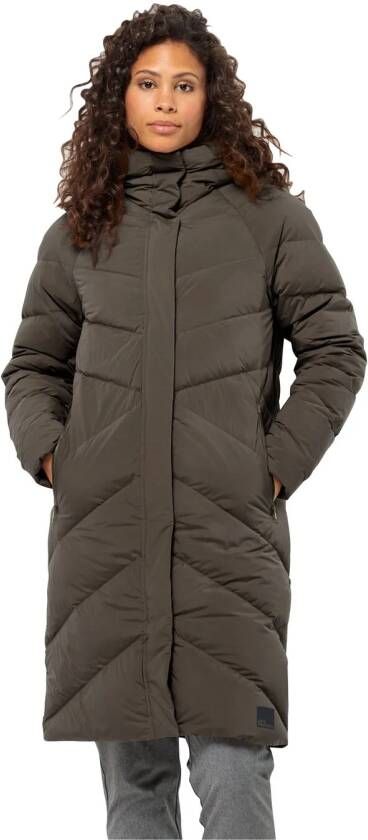 Jack Wolfskin Marienplatz Coat Women RDS Donsjas Dames XL cold coffee cold coffee