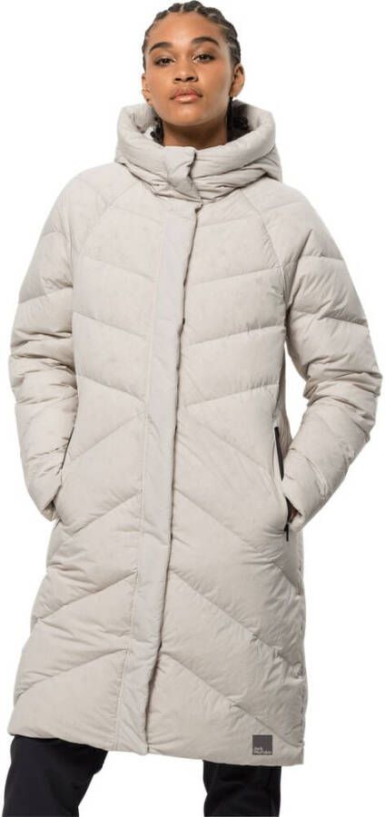 Jack Wolfskin Marienplatz Coat Women Donsjas Dames L winter pearl winter pearl