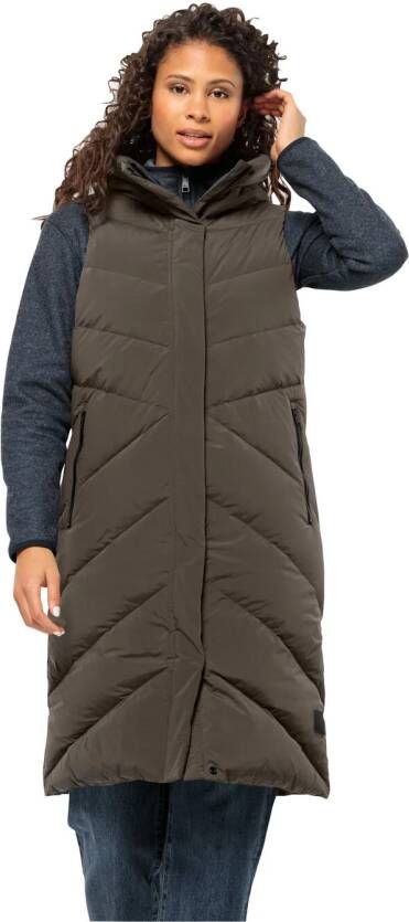 Jack Wolfskin Marienplatz Vest Women RDS Donzen bodywarmer Dames S cold coffee cold coffee