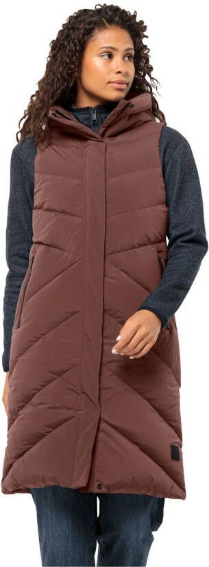 Jack Wolfskin Marienplatz Vest Women RDS Donzen bodywarmer Dames XL wild ginger wild ginger