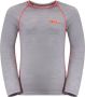 Jack Wolfskin Merino Baselayer SET Kids Functioneel ondergoed Kinderen 140 pebble - Thumbnail 1