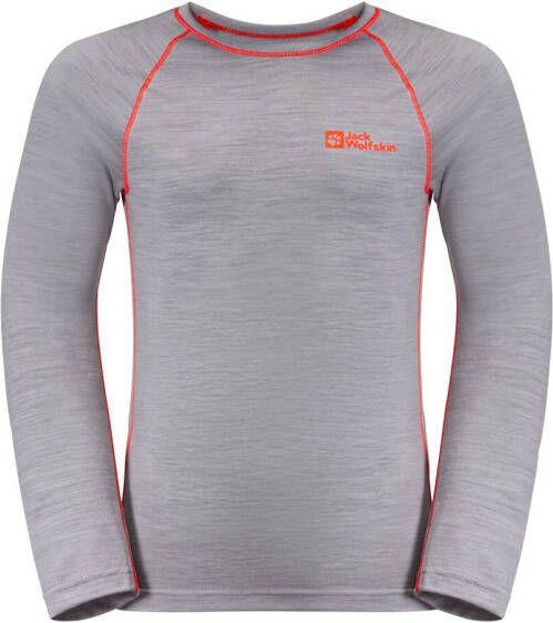 Jack Wolfskin Merino Baselayer SET Kids Functioneel ondergoed Kinderen 152 pebble
