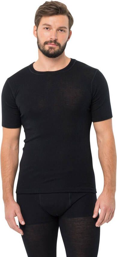 Jack Wolfskin Merino Shortsleeve Men Merinos functioneel shirt Heren S black