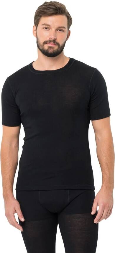 Jack Wolfskin Merino Shortsleeve Men Merinos functioneel shirt Heren XL black