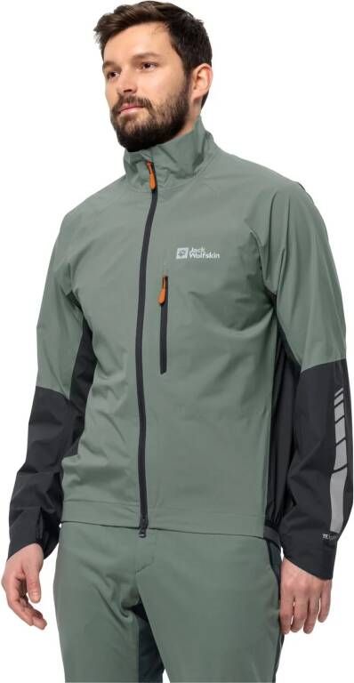 Jack Wolfskin Morobbia 2.5L Jacket Men Fiets-regenjack Heren S hedge green hedge green