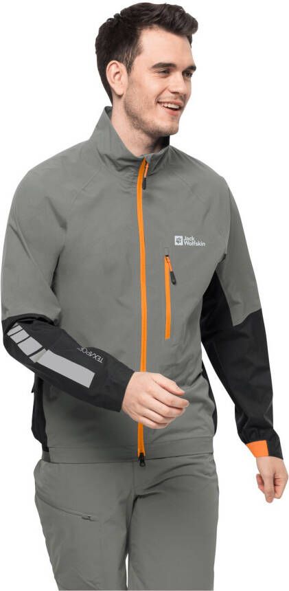 Jack Wolfskin Morobbia 2.5L Jacket Men Fiets-regenjack Heren S gecko green gecko green