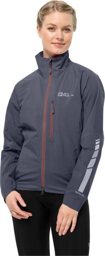 Jack Wolfskin Morobbia 2.5L Jacket Women Fiets-regenjack Dames XXL dolphin