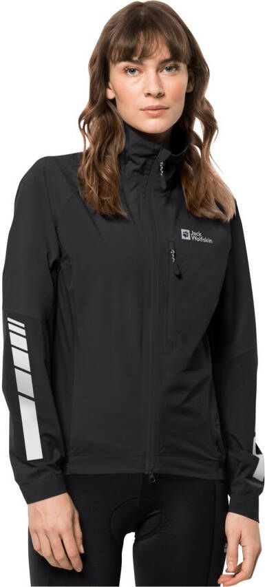 Jack Wolfskin Morobbia 2.5L Jacket Women Fiets-regenjack Dames M zwart black