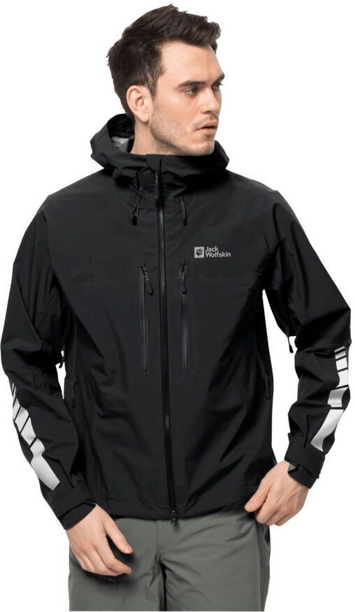 Jack Wolfskin Morobbia 3L Jacket Men Regenjack Heren XXL zwart black