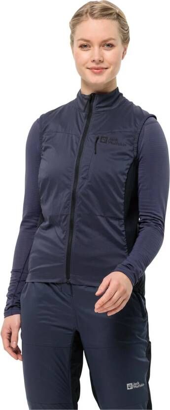 Jack Wolfskin Morobbia Alpha Vest Women Zeer goed ademende fietsbodywarmer Dames XXL graphite