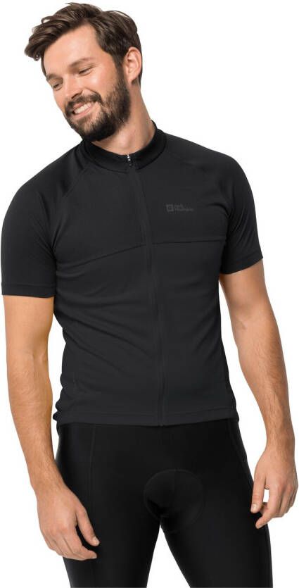 Jack Wolfskin Morobbia FZ T-Shirt Men Fietstricot Heren XL zwart black