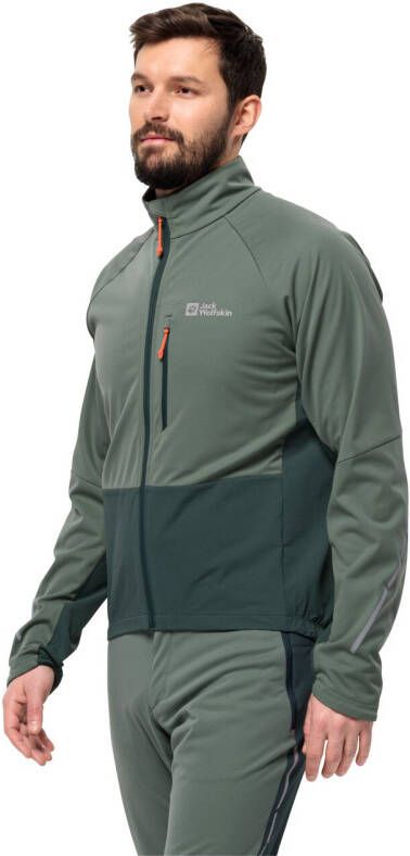 Jack Wolfskin Morobbia Jacket Men Softshell-fietsjack Heren XXL hedge green Hedge Green