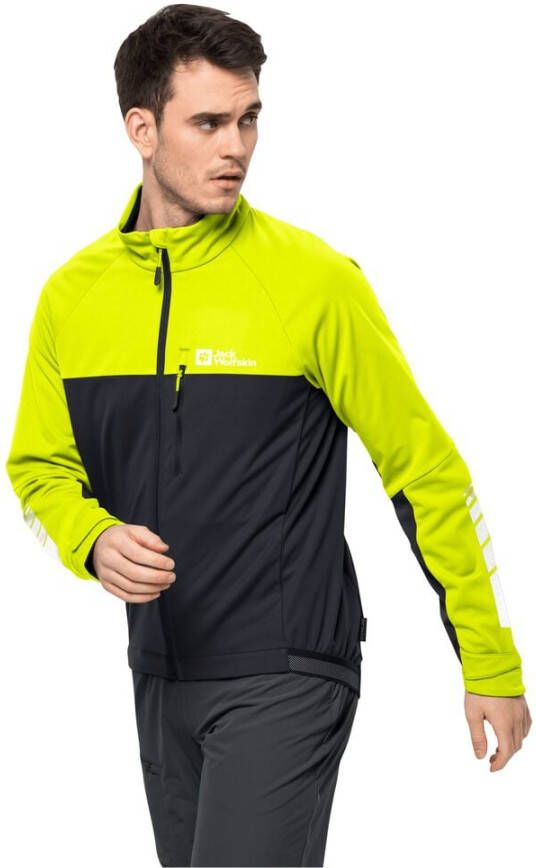 Jack Wolfskin Morobbia Jacket Men Softshelljack Heren M flashing yellow flashing yellow