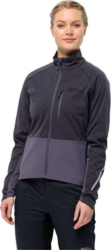 Jack Wolfskin Morobbia Jacket Women Softshell-fietsjack Dames XXL graphite