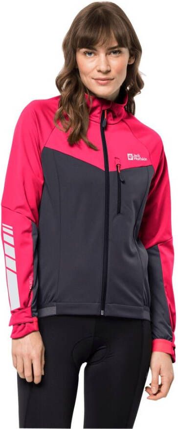 Jack Wolfskin Morobbia Jacket Women Softshelljack Dames XXL flashing pink flashing pink