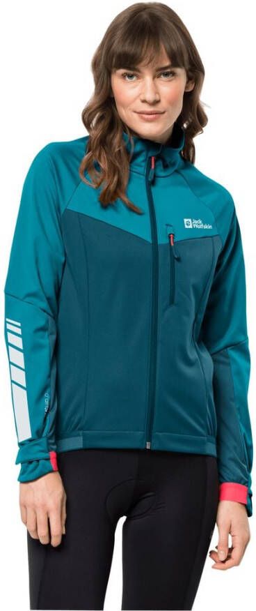 Jack Wolfskin Morobbia Jacket Women Softshelljack Dames XL freshwater blue freshwater blue