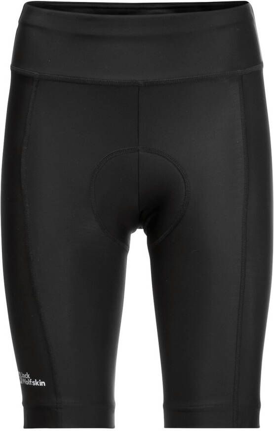 Jack Wolfskin Morobbia Padded Shorts Women Fietsshort Dames L zwart black - Foto 1