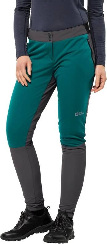 Jack Wolfskin Morobbia Pants Women Fietsbroek Dames 40 sea green sea green