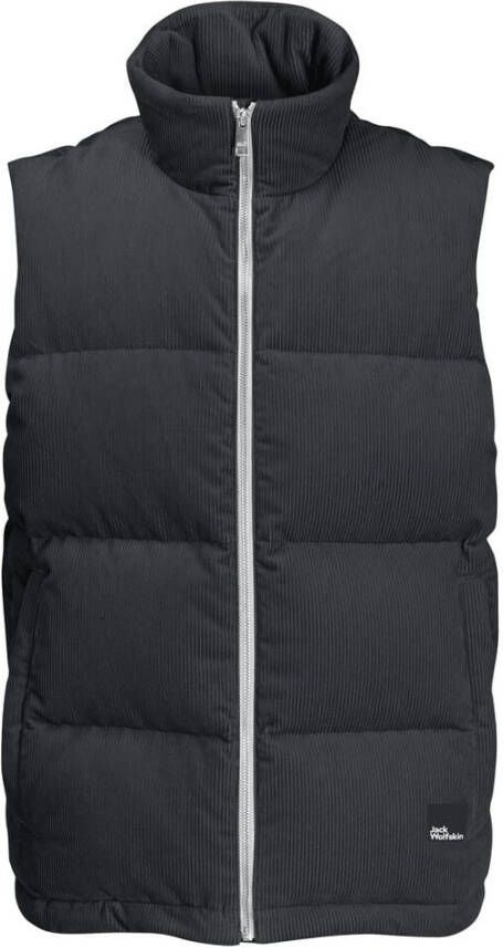 Jack Wolfskin Nature Corduroy Vest Men Donzen bodywarmer Heren M phantom