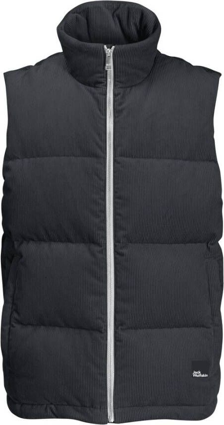 Jack Wolfskin Nature Corduroy Vest Men Donzen bodywarmer Heren XXL phantom