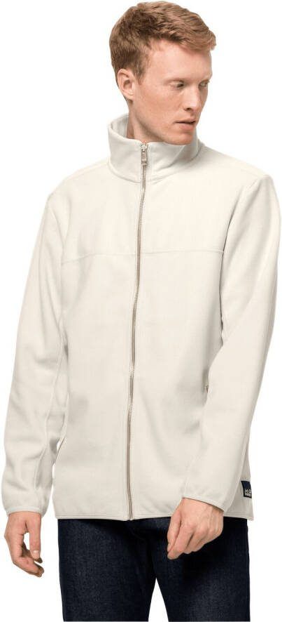 Jack Wolfskin Nature Fleece Jacket Men Fleece jack Heren XL geel cotton white