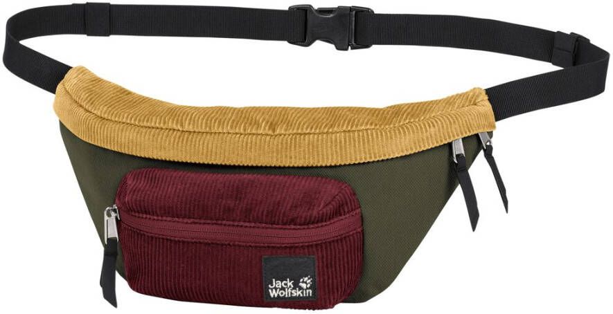 Jack Wolfskin Nature Hipbag Buiktasje van gerecycled materiaal one size groen bonsai green