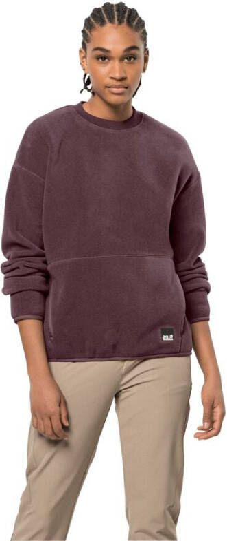 Jack Wolfskin Osloer Pullover Women Fleece trui Dames XL winter grape winter grape