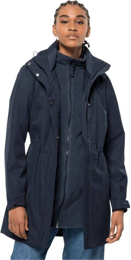 Jack Wolfskin Ottawa Coat 3in1 jack Dames XL blue night blue
