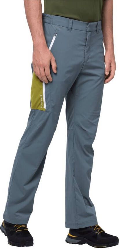 Jack Wolfskin Overland Pants Men Softshell-wandelbroek Heren 46 grijs storm grey