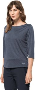 Jack Wolfskin Packs & GO 3 4 T-Shirt Women Functioneel shirt met halve mouwen Dames XS ombre blue ombre blue