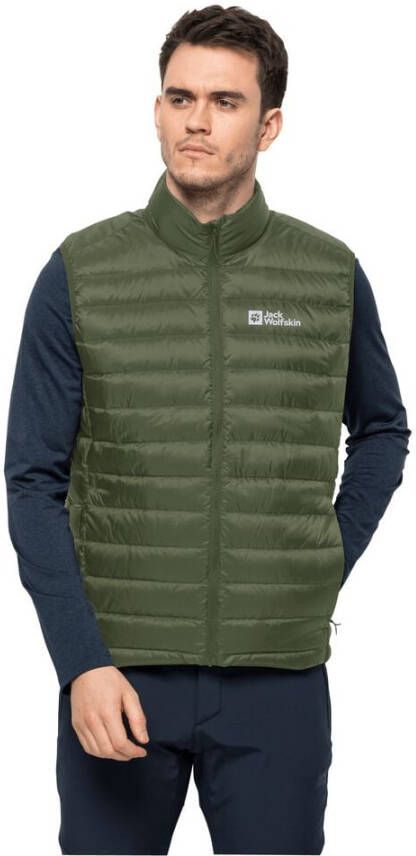 Jack Wolfskin Packs & GO Down Vest Men Donzen bodywarmer Heren 3XL greenwood
