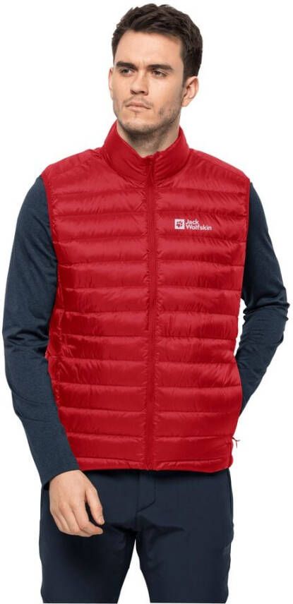 Jack Wolfskin Packs & GO Down Vest Men Donzen bodywarmer Heren XL adrenaline red adrenaline red