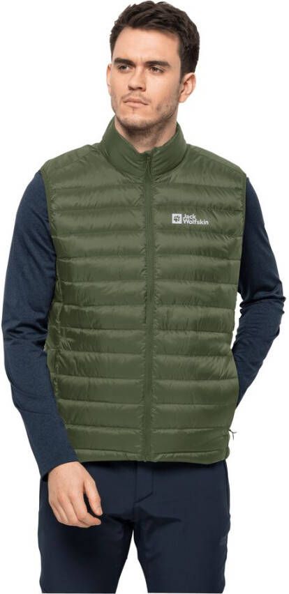 Jack Wolfskin Packs & GO Down Vest Men Donzen bodywarmer Heren XXL greenwood