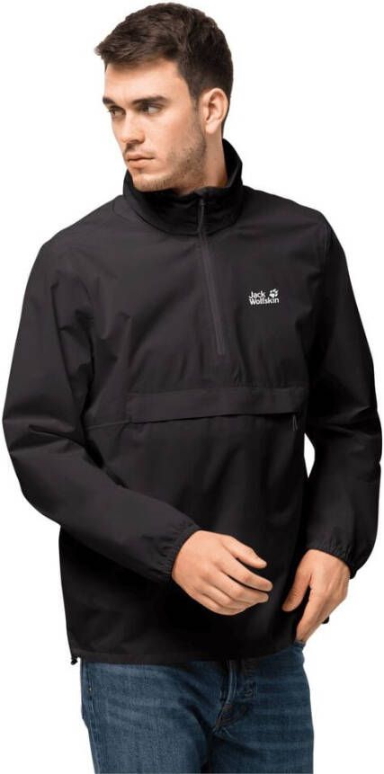 Jack Wolfskin Packs & GO Overhead Men Regenjack Heren 3XL grijs black
