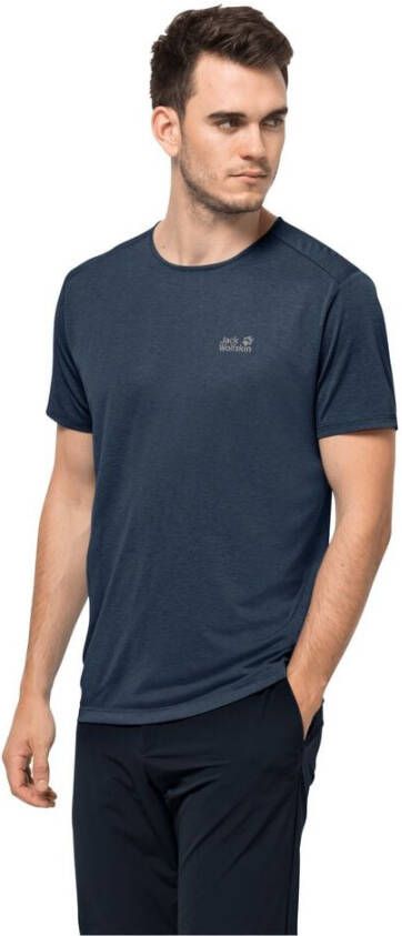 Jack Wolfskin Packs & GO T-Shirt Men Functioneel shirt Heren L blue night blue
