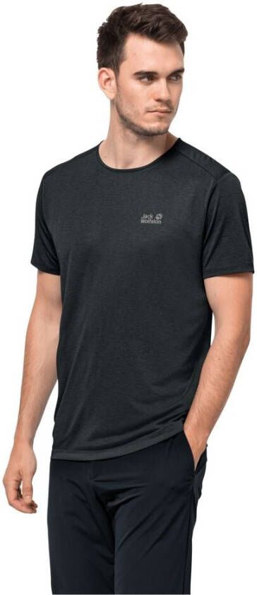 Jack Wolfskin Packs & GO T-Shirt Men Functioneel shirt Heren L zwart black